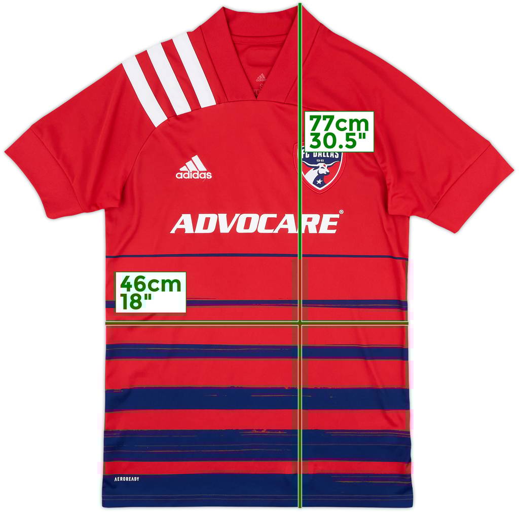 2020 FC Dallas Home Shirt - 8/10 - (S)