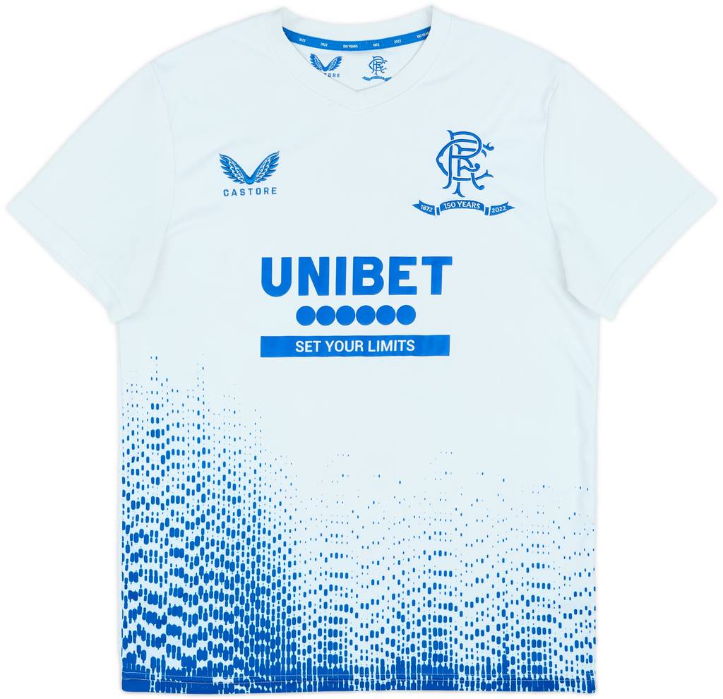 2021-22 Rangers Castore Training Shirt - 7/10 - (S)