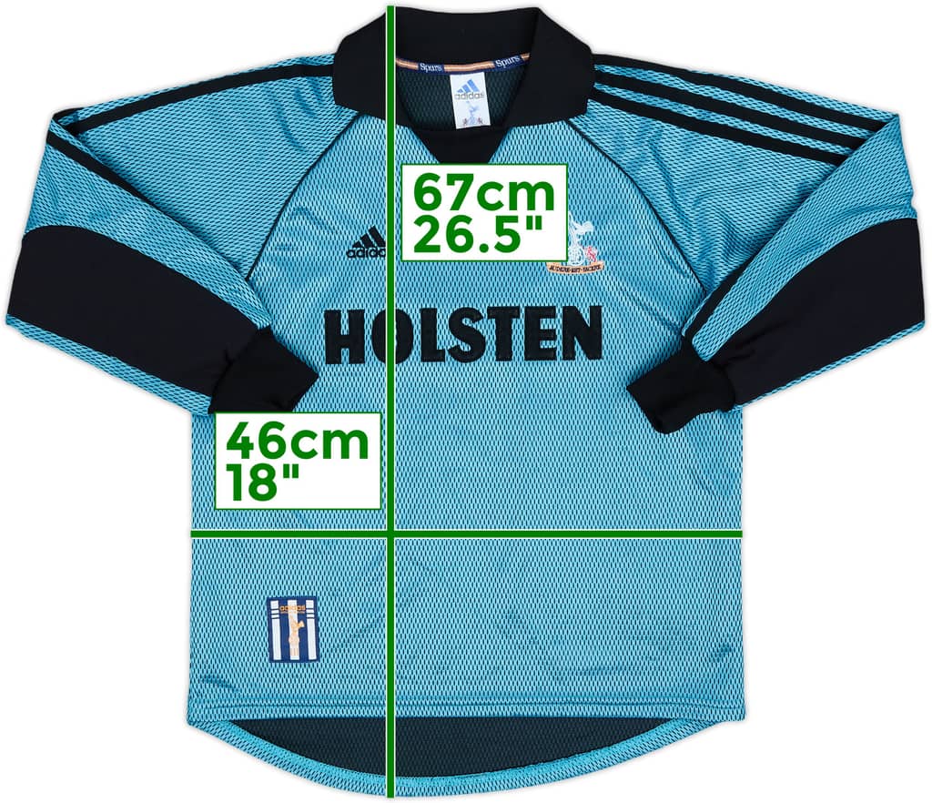 2000-01 Tottenham GK Shirt - 9/10 - (L.Boys)