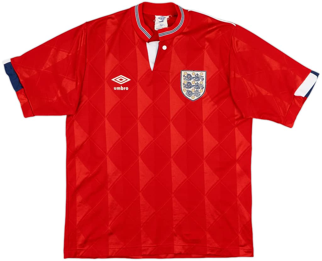 1988-89 England Away Shirt - 8/10 - (S)