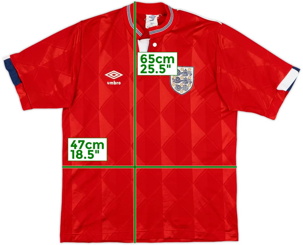 1988-89 England Away Shirt - 8/10 - (S)