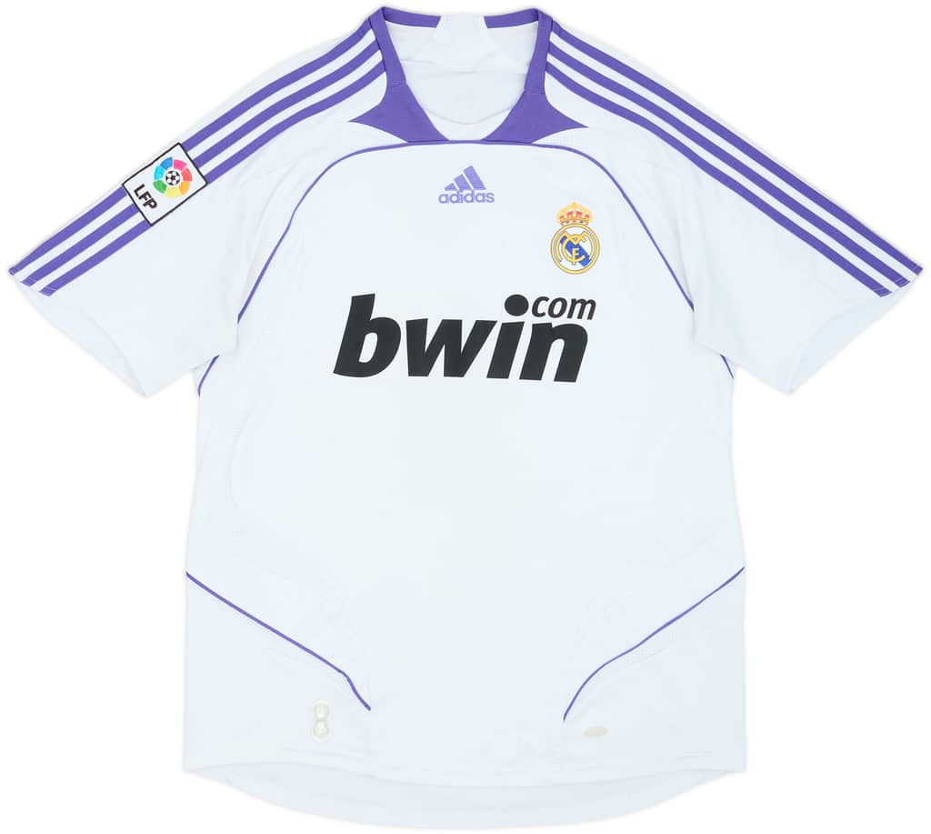 2007-08 Real Madrid Home Shirt - 7/10 - (M)
