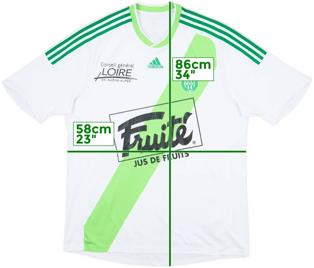 2009-10 Saint Etienne Away Shirt - 7/10 - (XL)