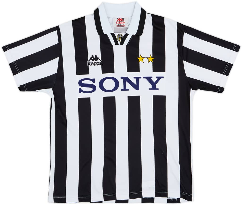 1995-97 Juventus Basic Home Shirt - 8/10 - (XS)