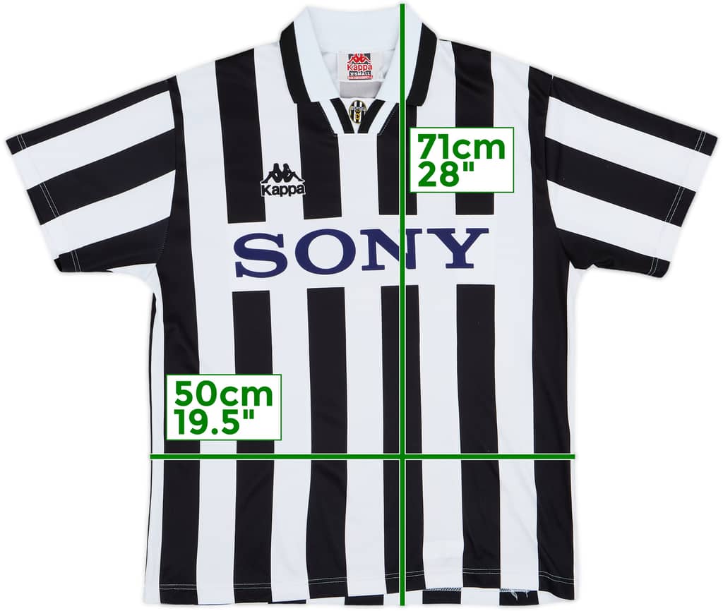 1995-97 Juventus Basic Home Shirt - 8/10 - (XS)