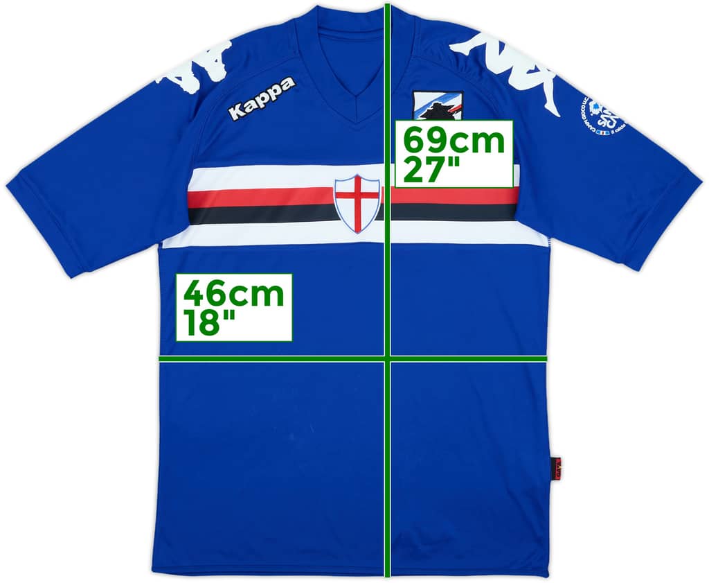 2012-13 Sampdoria Home Shirt - 6/10 - (S)