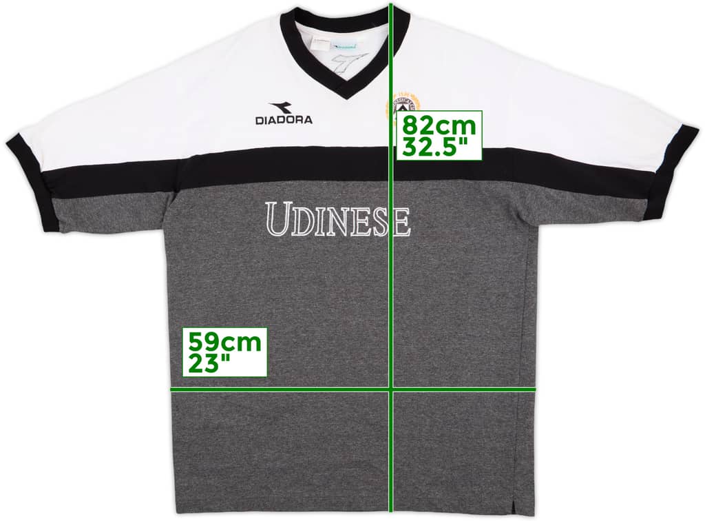 1998-99 Udinese Diadora Cotton Tee - 8/10 - (XL)