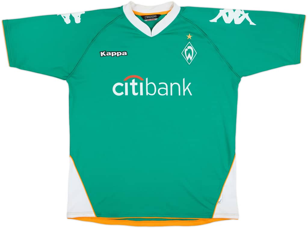 2007-08 Werder Bremen Home Shirt - 9/10 - (XXL)