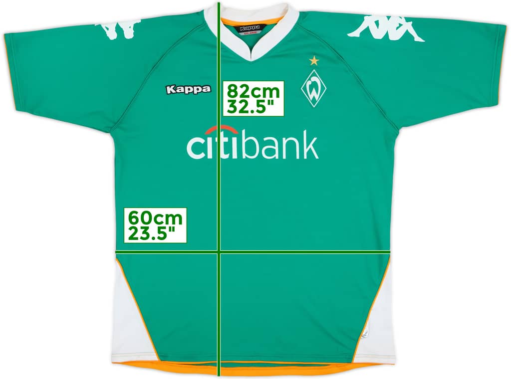 2007-08 Werder Bremen Home Shirt - 9/10 - (XXL)