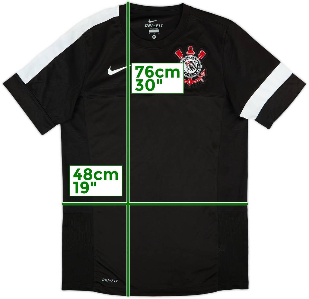 2013 Corinthians Nike Training Shirt - 9/10 - (M)