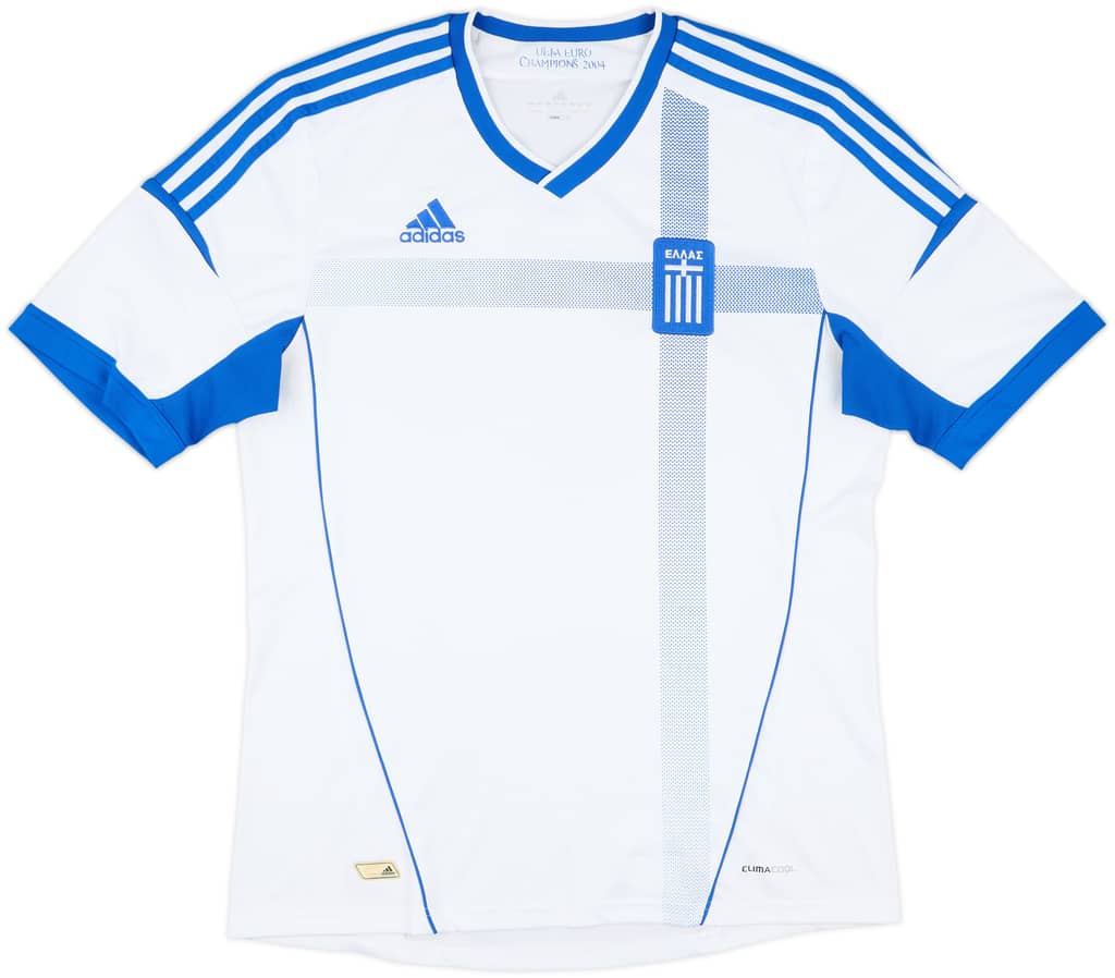 2012-13 Greece Home Shirt - 9/10 - (L)
