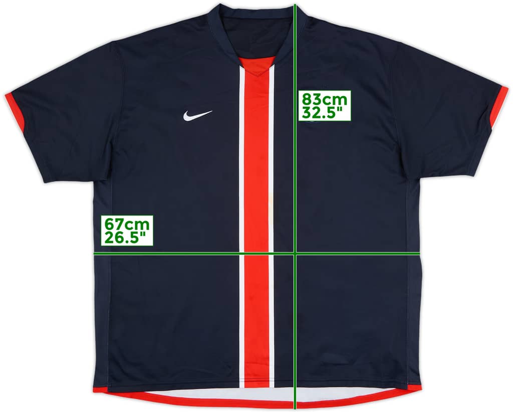 2006-07 Paris Saint-Germain Home Shirt - 8/10 - (XXL)