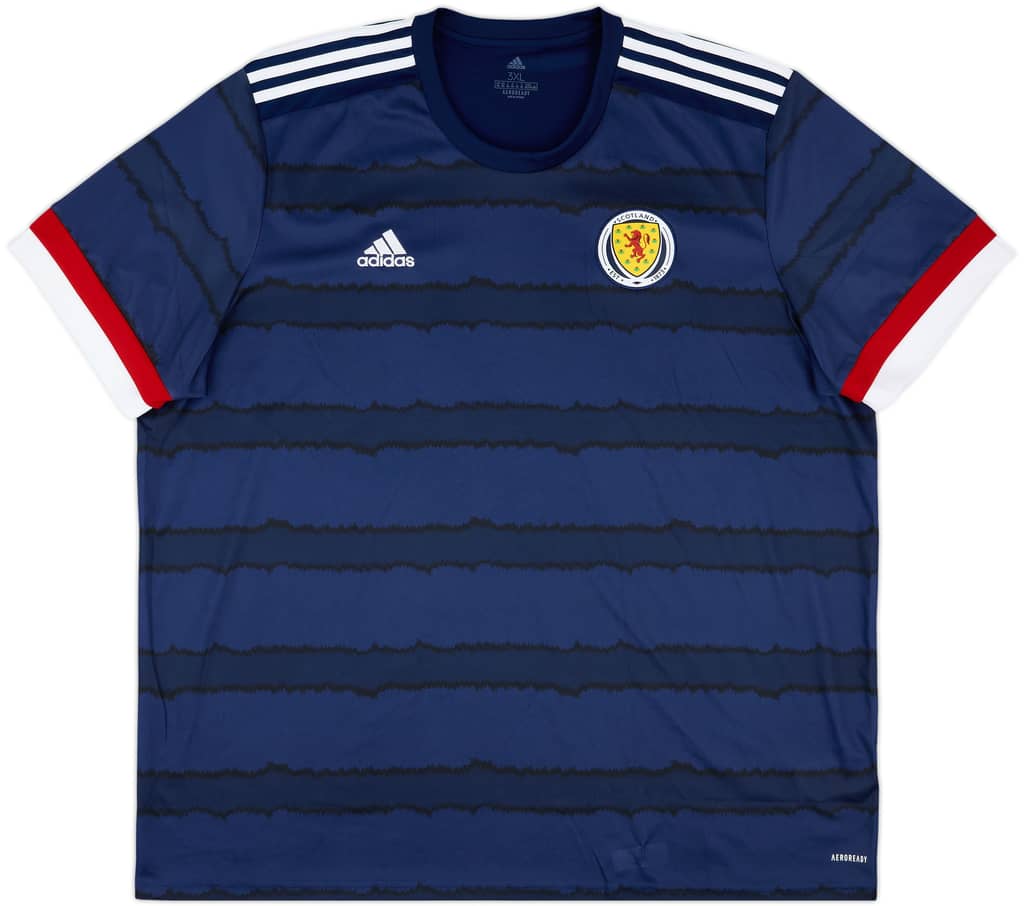 2020-22 Scotland Home Shirt - 8/10 - (3XL)