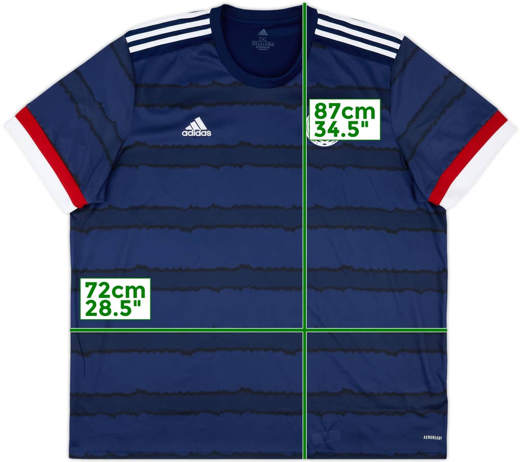 2020-22 Scotland Home Shirt - 8/10 - (3XL)