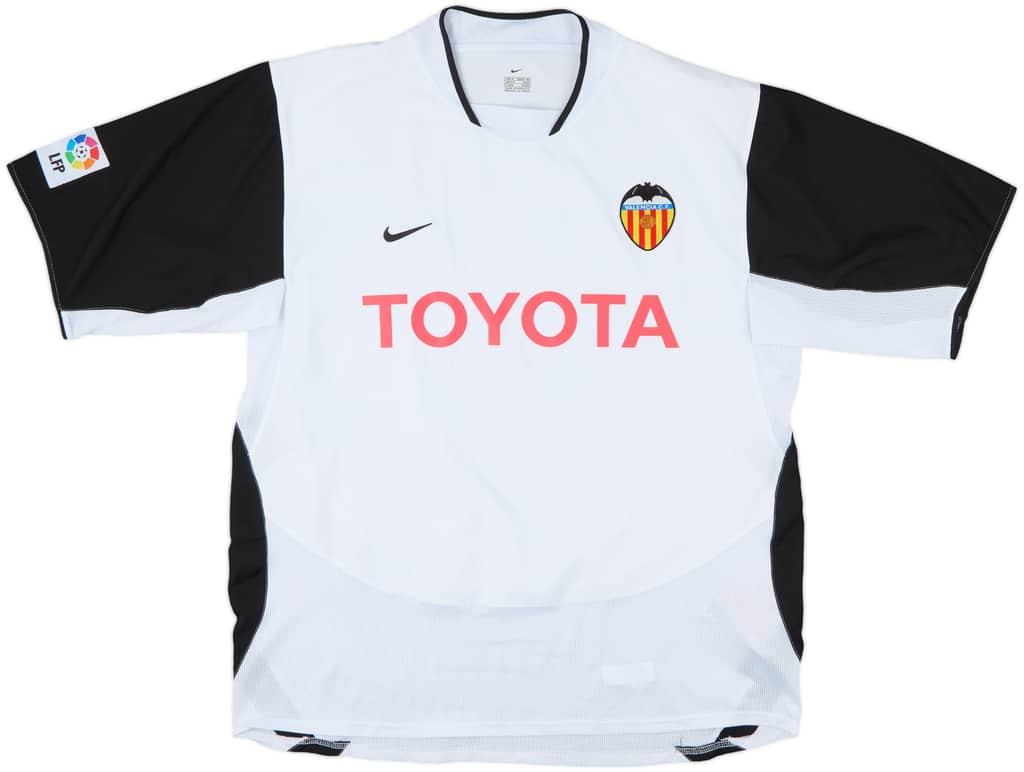 2003-04 Valencia Home Shirt - 10/10 - (XL)