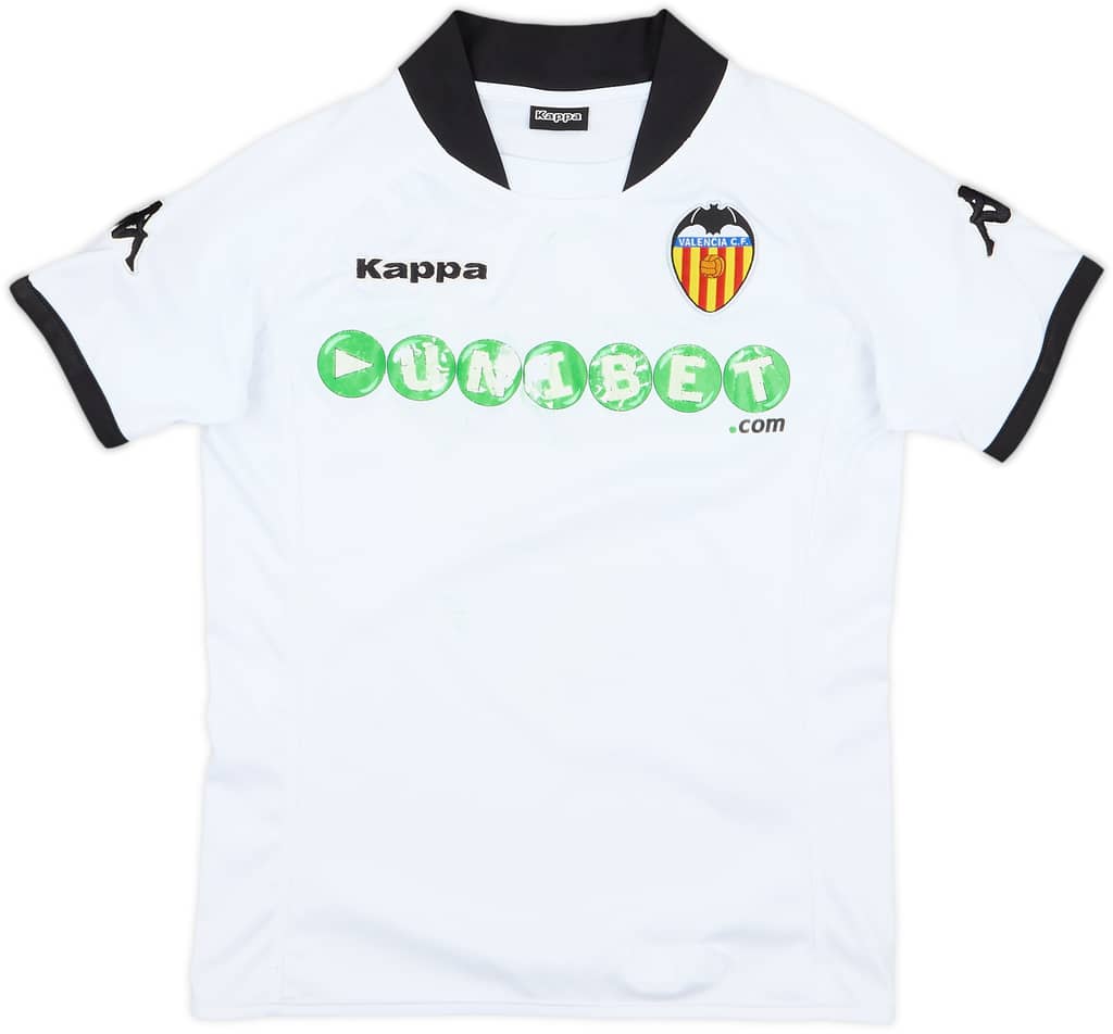 2009-10 Valencia Home Shirt - 5/10 - (S.Boys)