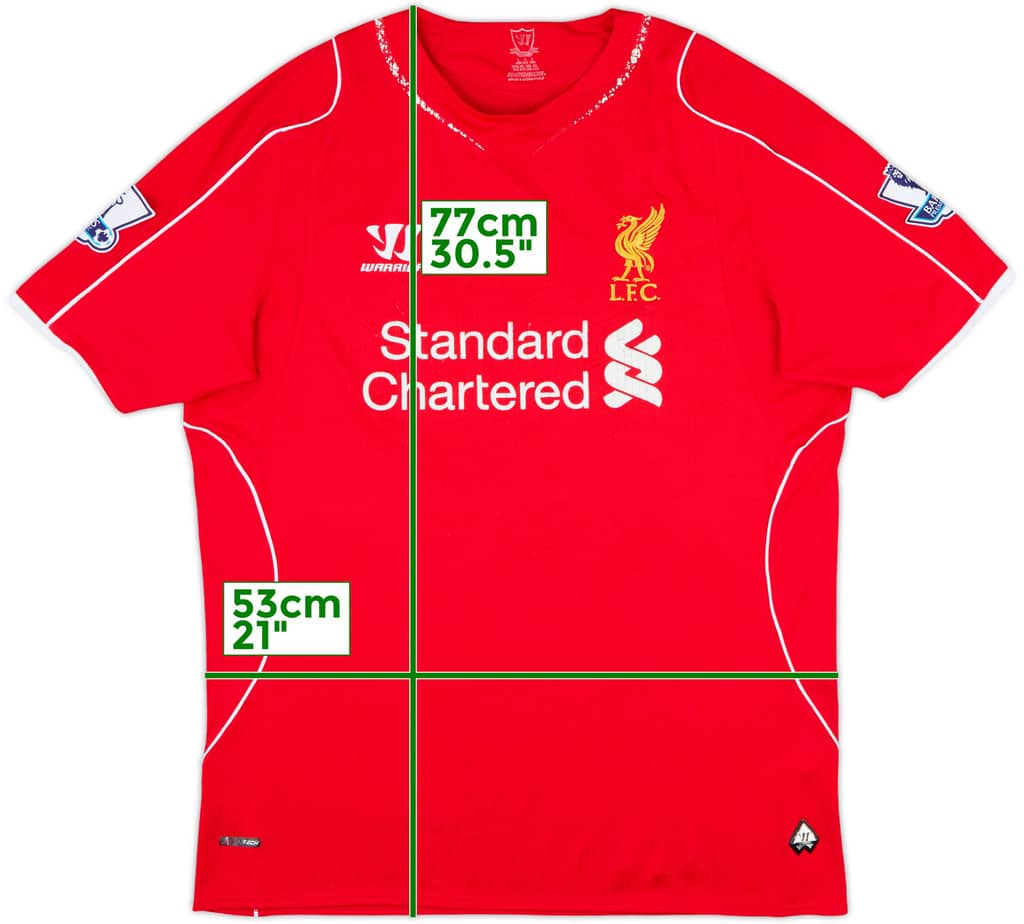 2014-15 Liverpool Home Shirt - 5/10 - (L)
