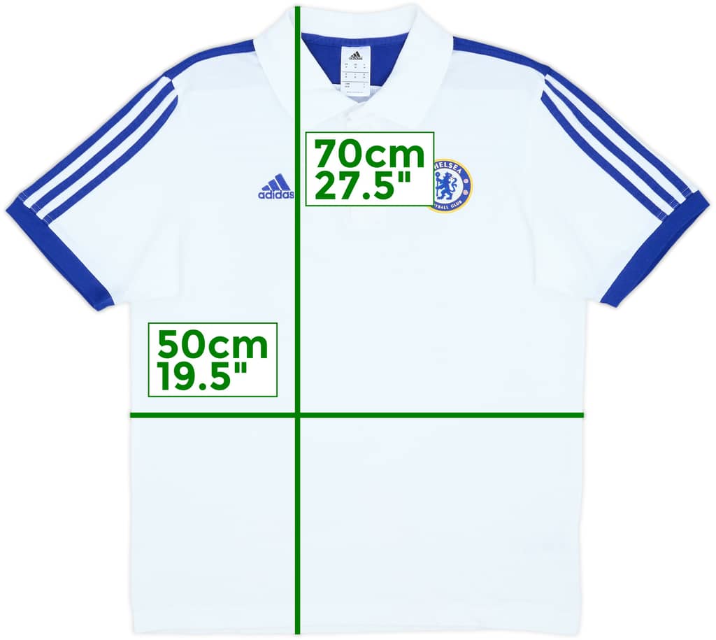 2014-15 Chelsea adidas Polo Shirt - 9/10 - (M)