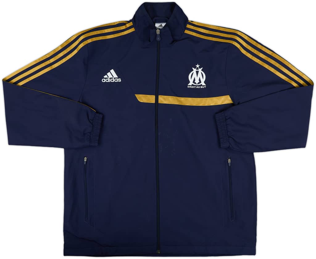 2013-14 Olympique Marseille adidas Track Jacket - 8/10 - (L)