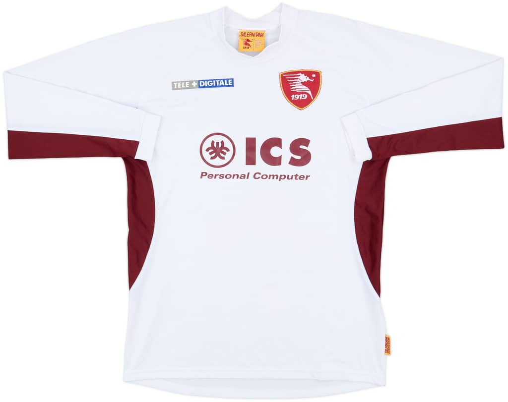 2001-02 Salernitana Away L/S Shirt - 10/10 - (XXL)