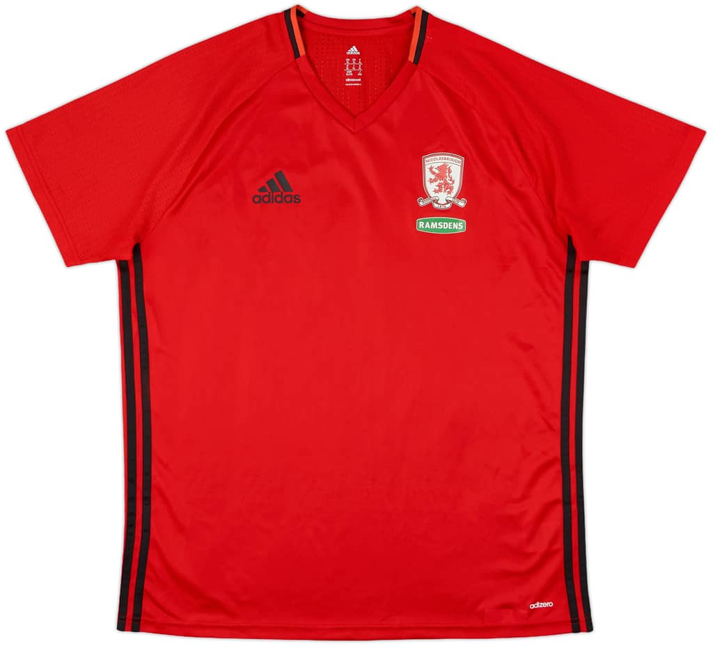 2016-17 Middlesbrough adizero Training Shirt - 9/10 - (XL)