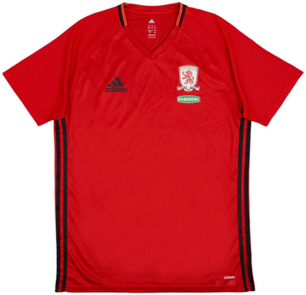 2016-17 Middlesbrough adizero Training Shirt - 10/10 - (L)