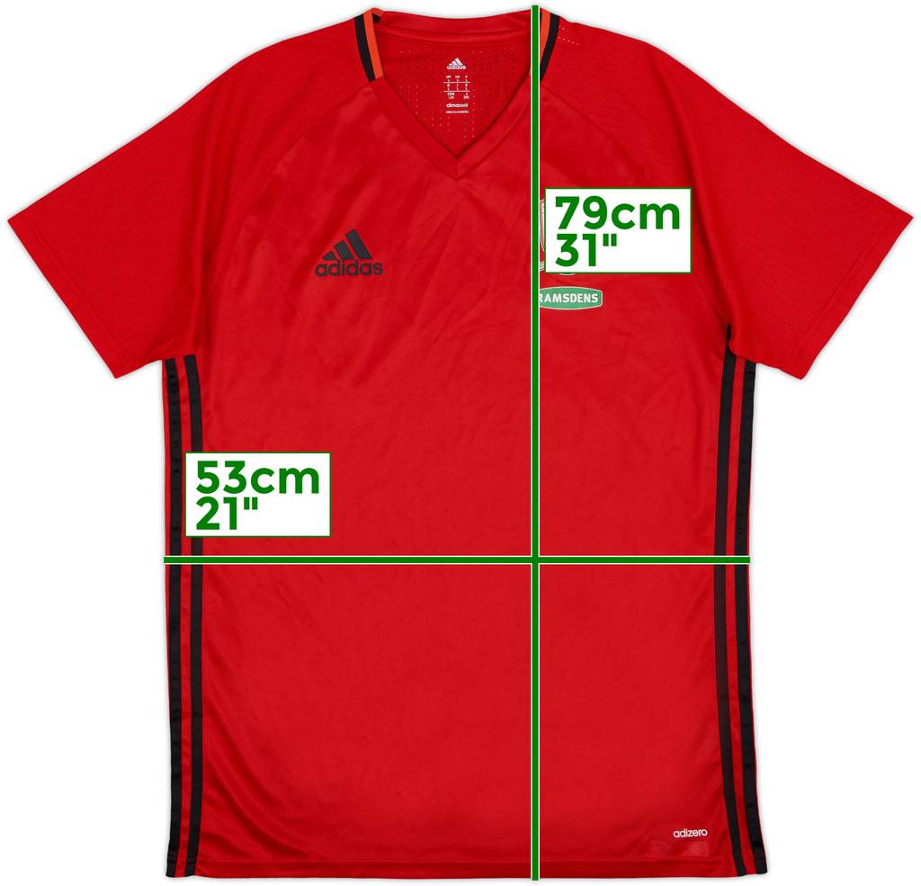 2016-17 Middlesbrough adizero Training Shirt - 10/10 - (L)