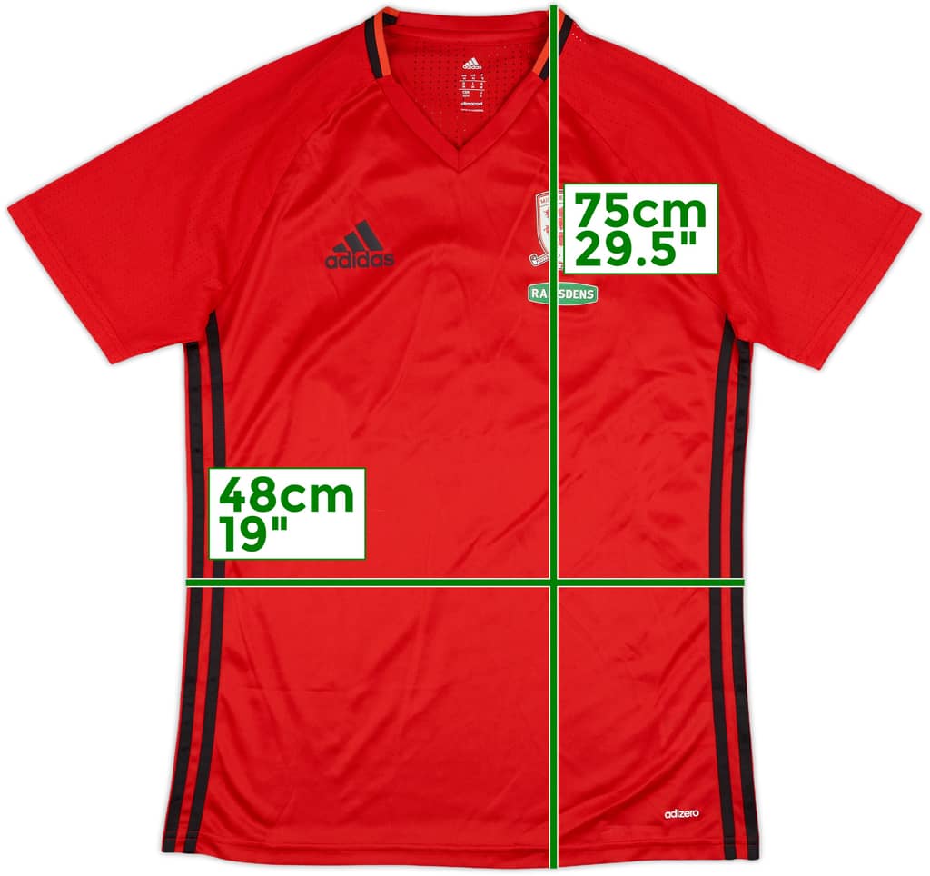 2016-17 Middlesbrough adizero Training Shirt - 9/10 - (M)