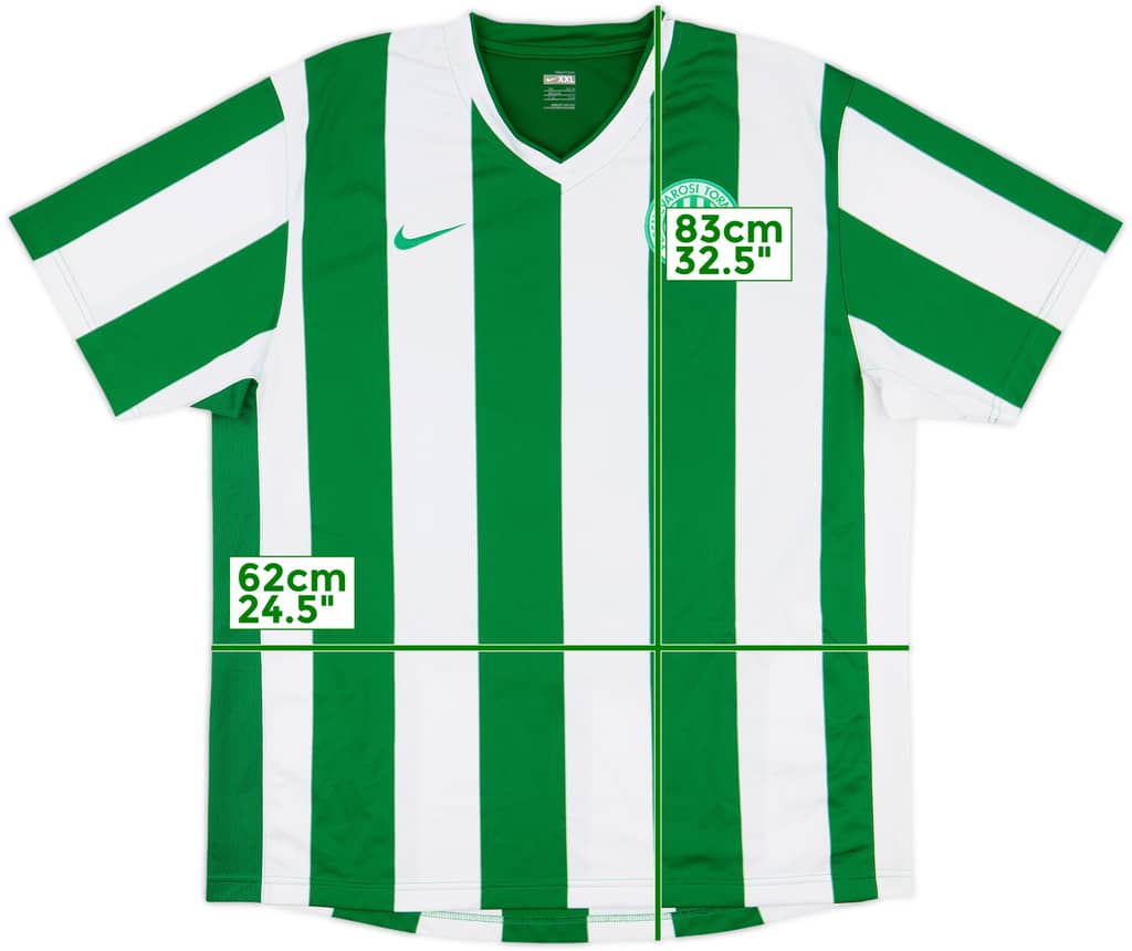 2007-08 Ferencvaros Player Issue Home Shirt - 6/10 - (XXL)