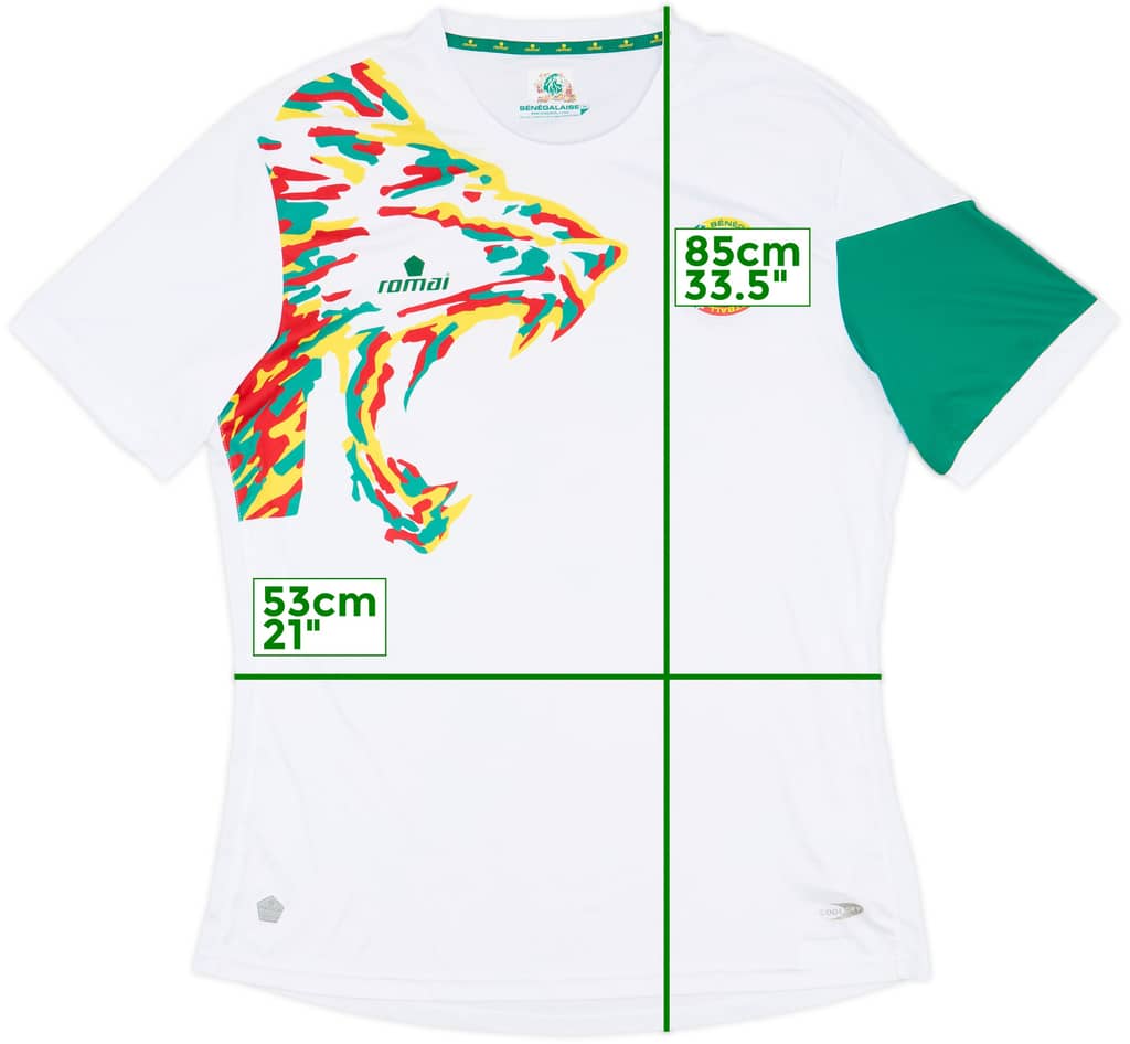 2017 Senegal Home Shirt - 7/10 - (XXL)