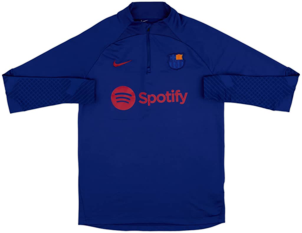 2023-24 Barcelona Nike 1/4 Zip Drill Top - 9/10 - (M)