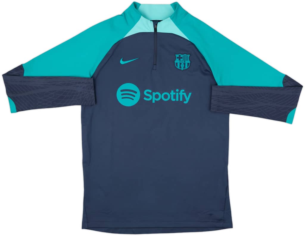 2023-24 Barcelona Nike 1/4 Zip Training Top - 7/10 - (M)