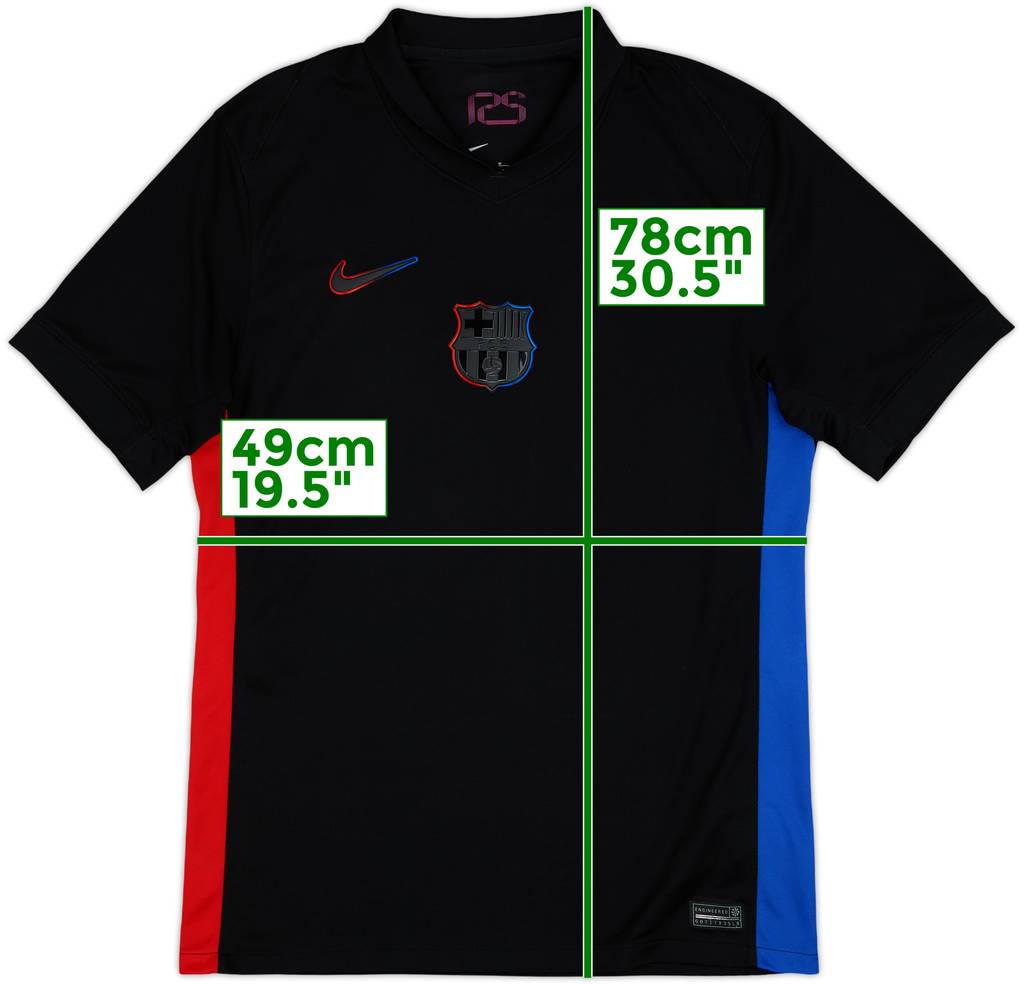 2024-25 Barcelona Away Shirt - 10/10 - (M)