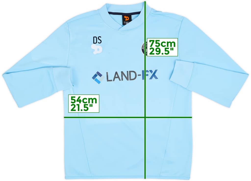 2016-17 QPR Staff Issue Dryworld Sweat Top 'DS' - 8/10 - (L)