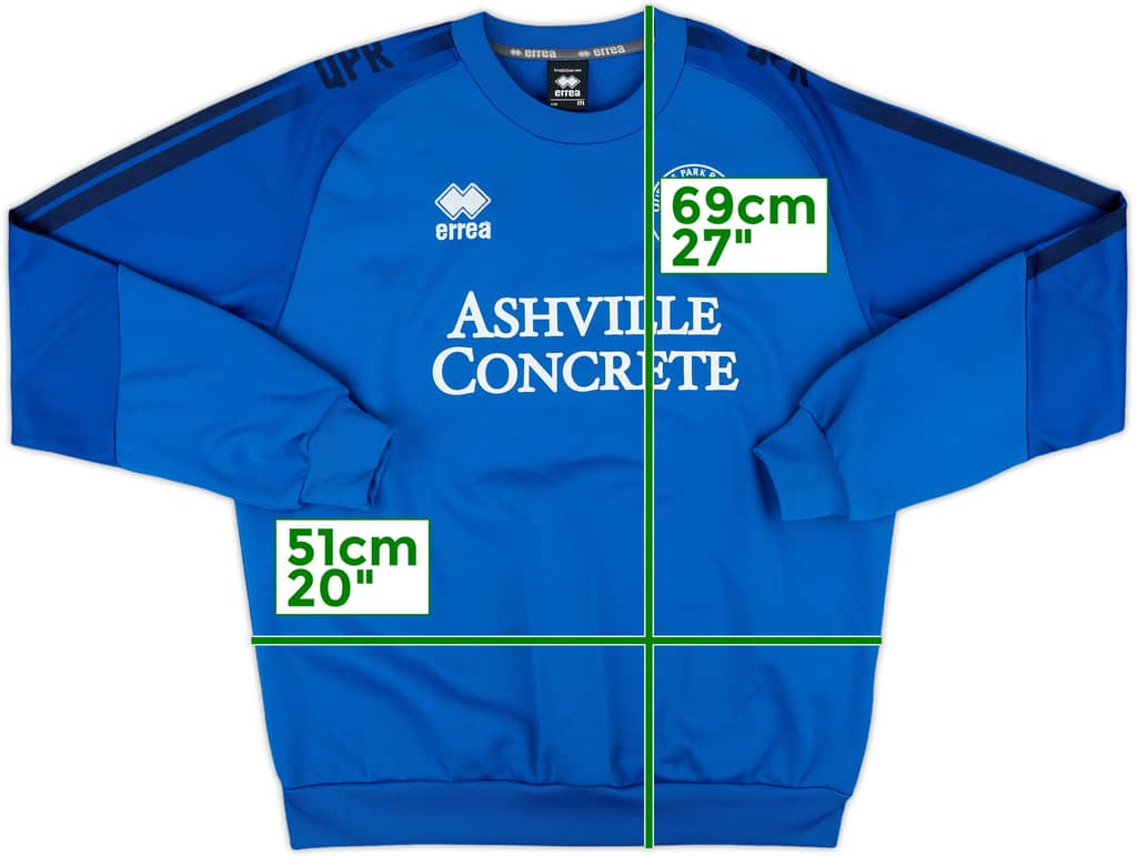2019-20 QPR Errea Sweat Top - 9/10 - (M)