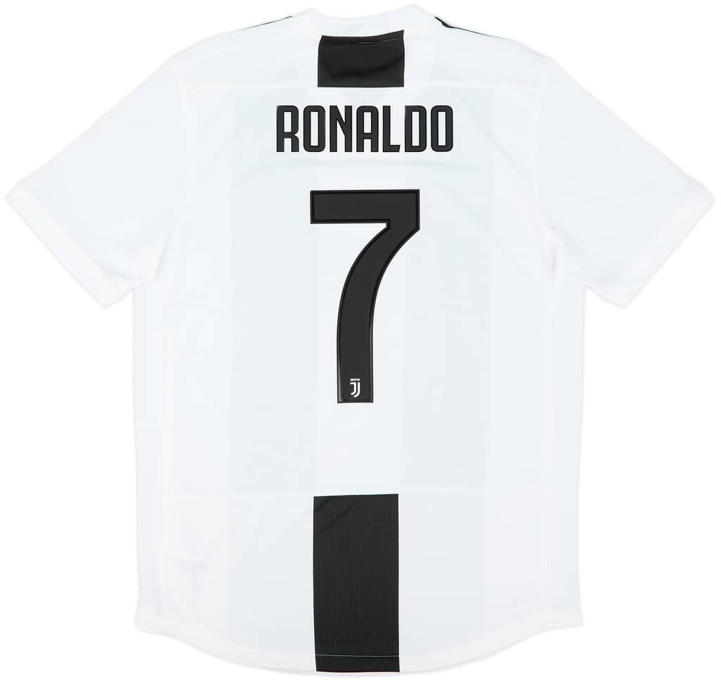 2018-19 Juventus Authentic Home Shirt Ronaldo #7 - 10/10 - (L)