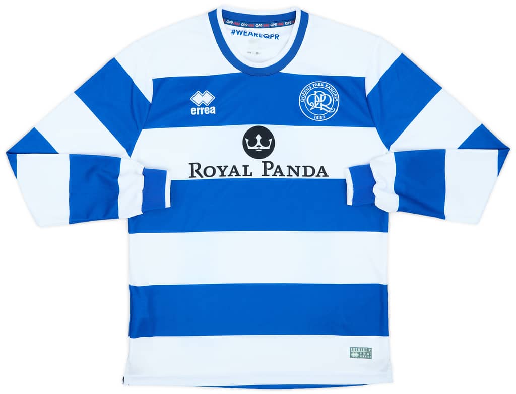 2017-18 QPR Home L/S Shirt - 10/10 - (M)