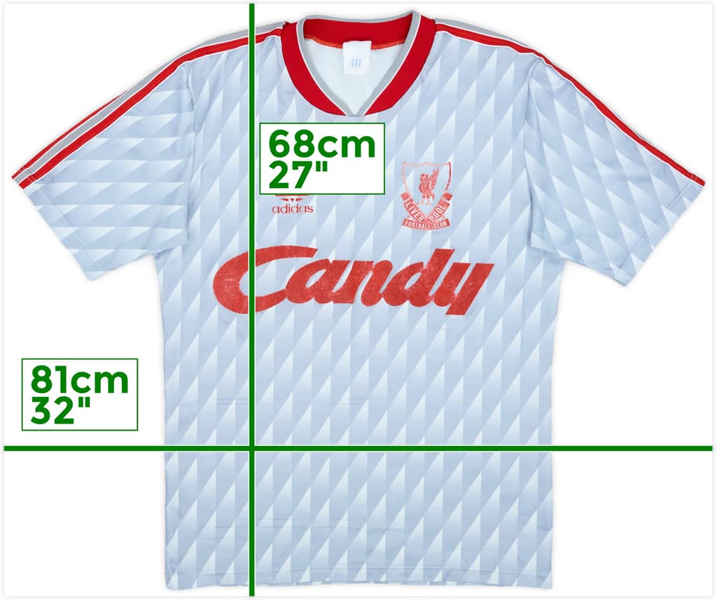 1989-91 Liverpool Away Shirt - 5/10 - (M)