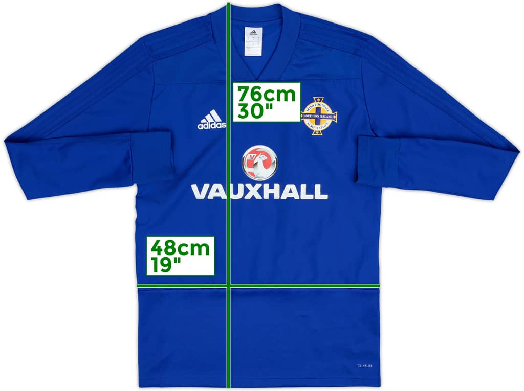 2017-18 Northern Ireland adidas Training Top - 10/10 - (S)