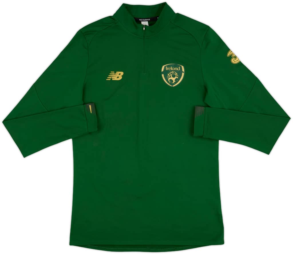 2017-18 Ireland New Balance 1/4 Zip Drill Top - 7/10 - (L)