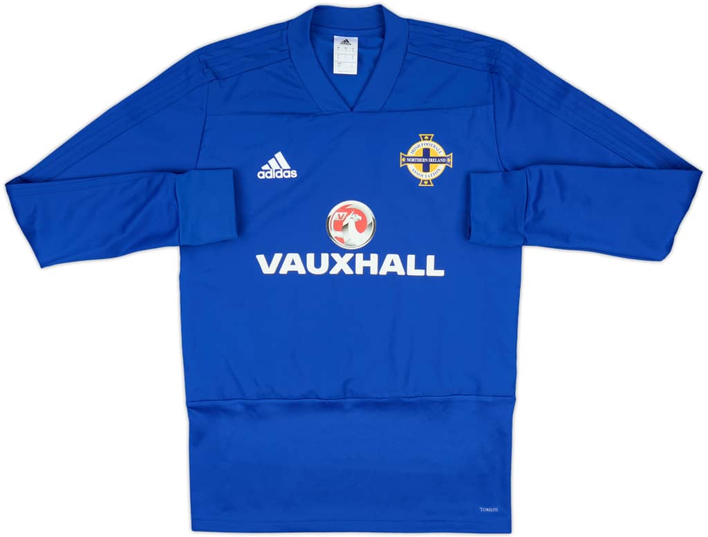 2017-18 Northern Ireland adidas Drill Top - 10/10 - (S)
