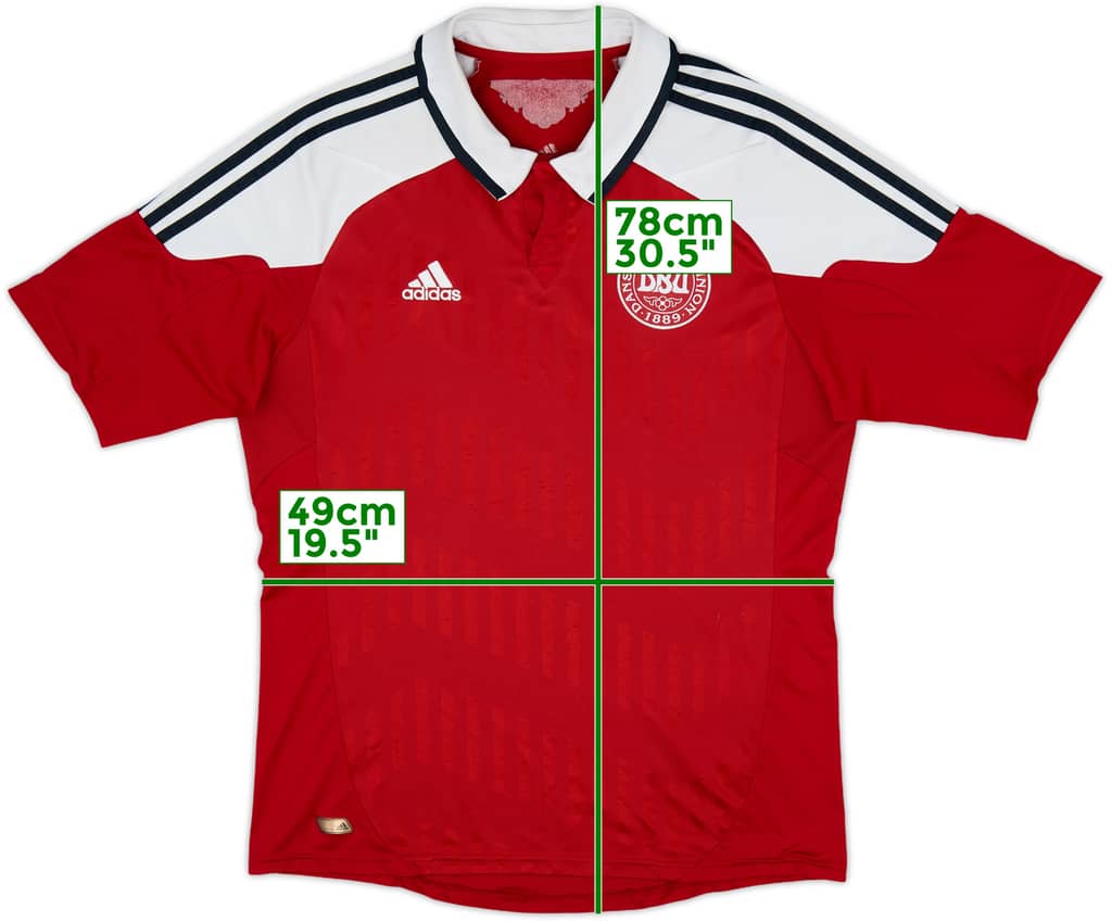 2012-13 Denmark Home Shirt - 8/10 - (L)