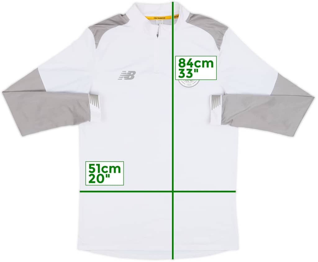 2019-20 Celtic New Balance 1/4 Zip Drill Top - 6/10 - (L)
