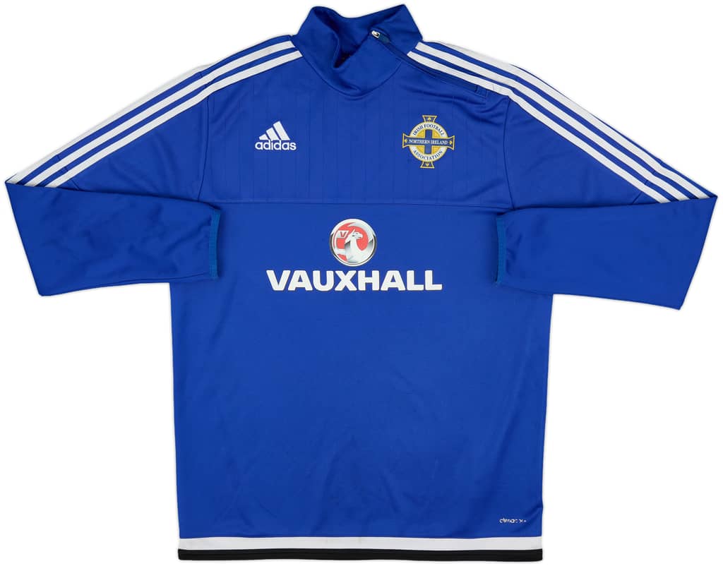 2016-17 Northern Ireland adidas 1/4 Zip Drill Top - 7/10 - (L)