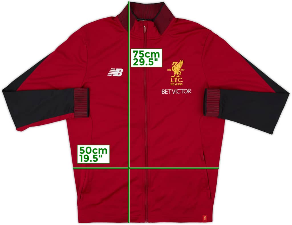 2017-18 Liverpool New Balance Track Jacket - 8/10 - (L)