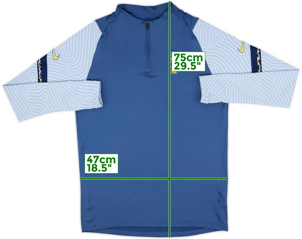 2020-21 Tottenham Nike 1/4 Zip Drill Top - 8/10 - (M)