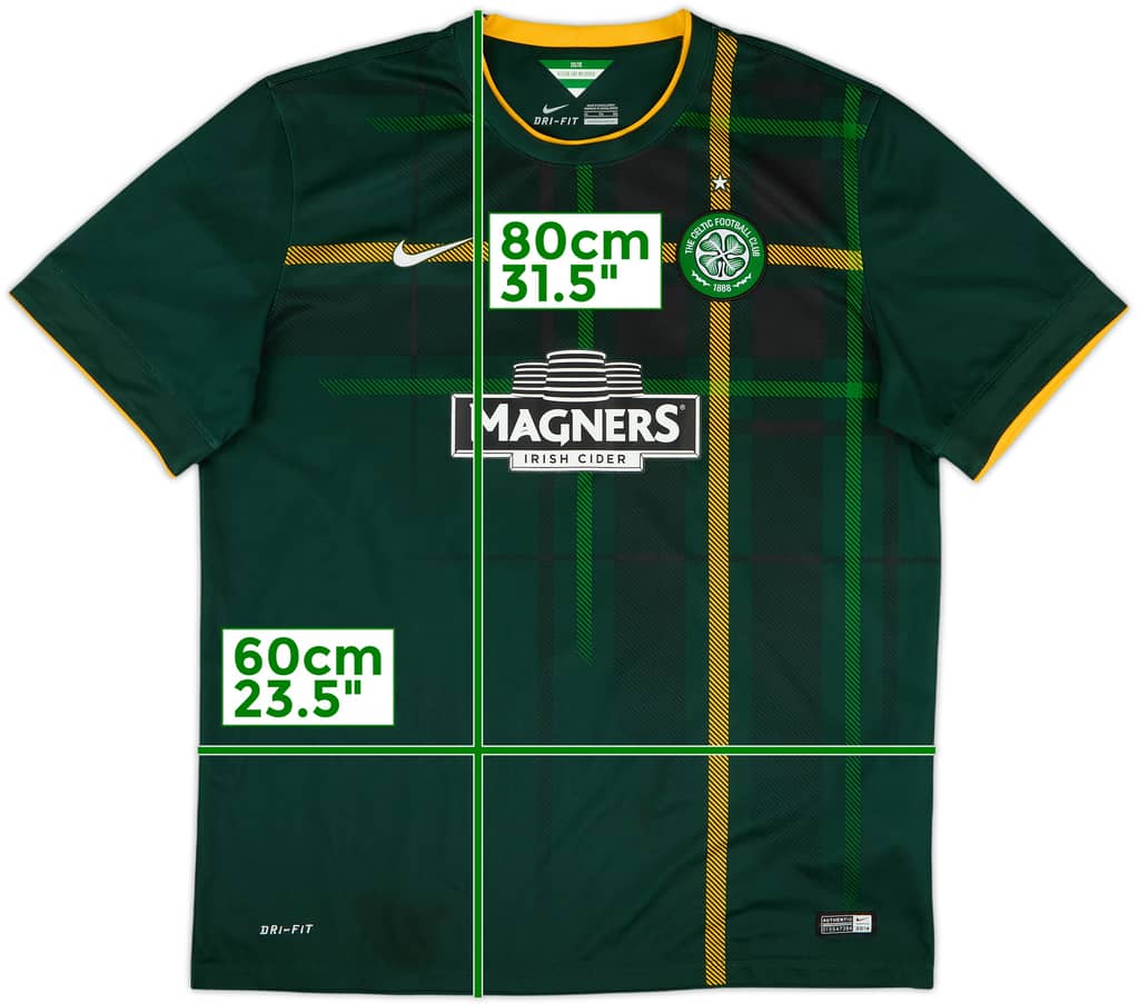 2014-15 Celtic Away Shirt - 9/10 - (XL)