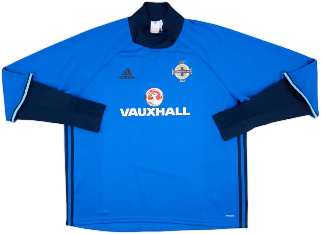 2015-16 Northern Ireland adidas Drill Top - 8/10 - (XXL)