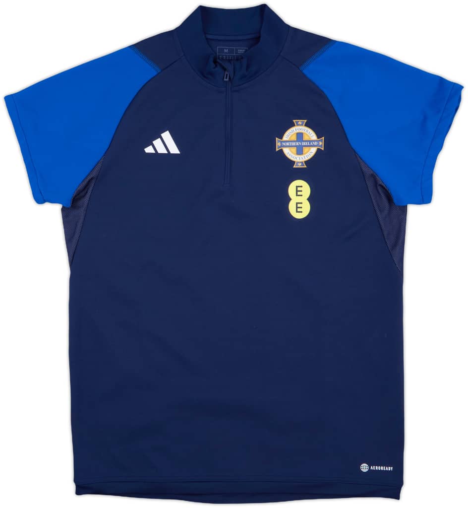 2016-17 Northern Ireland adidas 1/4 Zip Training Top - 10/10 - (M)