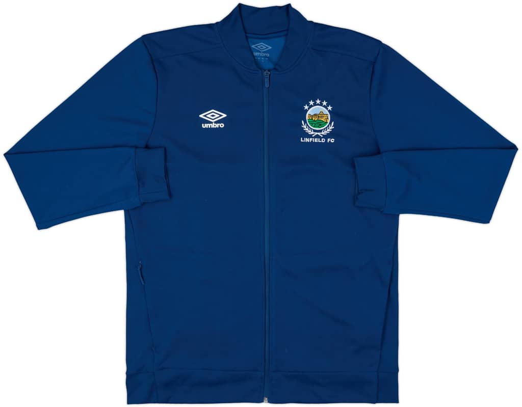 2019-20 Linfield Umbro Track Jacket - 8/10 - (L)